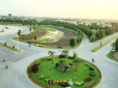 A Facing Park 11 Marla Residential Plot In Faisalabad Is On The Market For Sale
