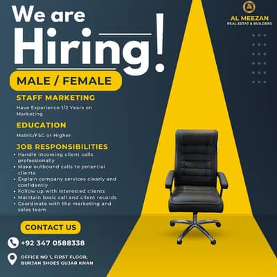 Need Female Staff For Indoor Office Work