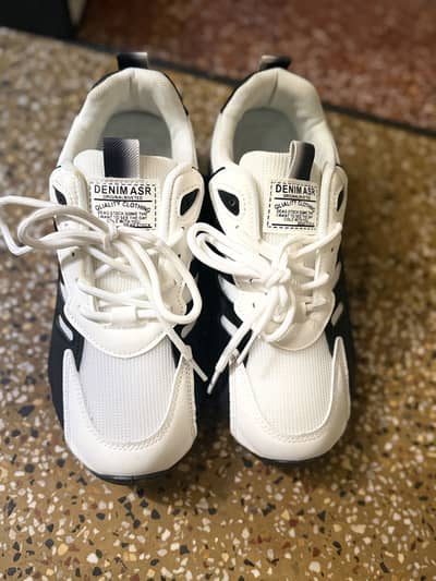 Denim ASR - Black & White Shoes