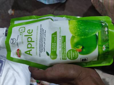 Natural Paradise Original APPLE Ammonia Free Black Hair Cream 500ml