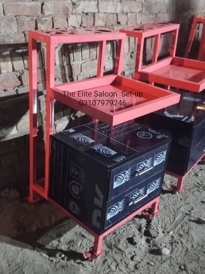 Barber chair/Cutting chair/ Shampoo unit/Trolly/Saloon Furniture.