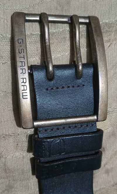 G Star Raw Leather Belt. 100% Original. Medium Size