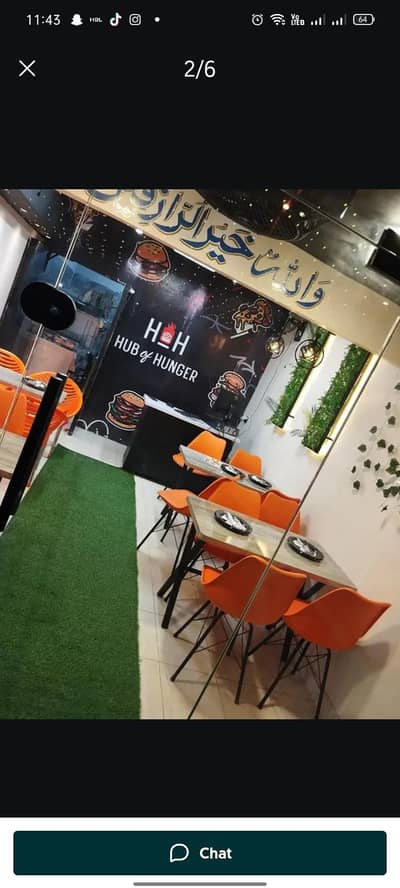 Running Restaurant set-up For Sale Just Like New