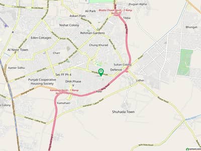 FACING PARKING 4 MARLA COMMERCIAL PLOT IN CCA PHASE 5 DHA LAHORE