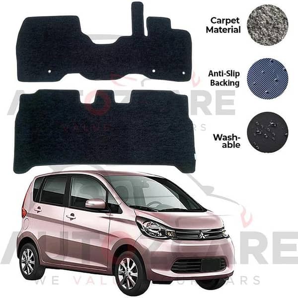 Mitsubishi EK Wagon Fitting Carpet Floor Mat 2PCS - Model 2013-2019