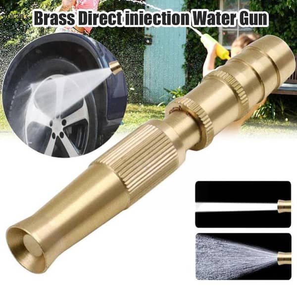 Brass Spray Nozzle Adjustable High Pressure Washer car wash Lawn Garden Sprinkler