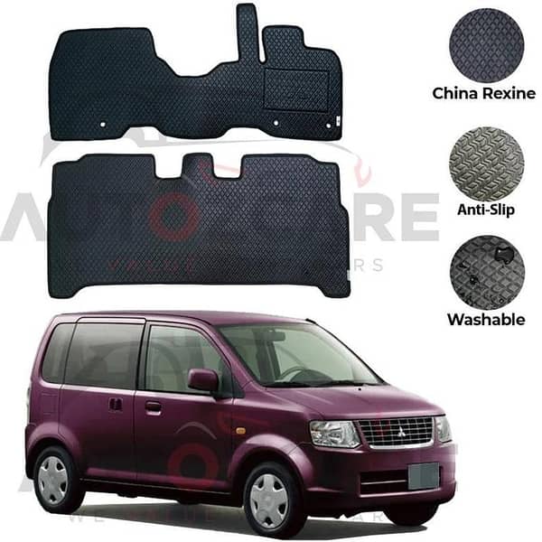 Mitsubishi EK Wagon China Rexine Floor Mat 2PCS - Model 2006-2013