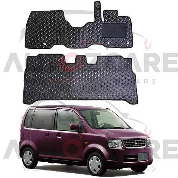 Mitsubishi EK Wagon 7D Floor Mat ( Flat Style ) 2Pcs - Model 2006-2013