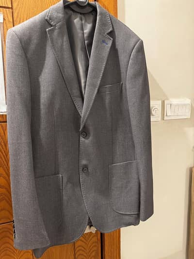 Charcoal branded Coat grey and Armand Thiery french italian coat