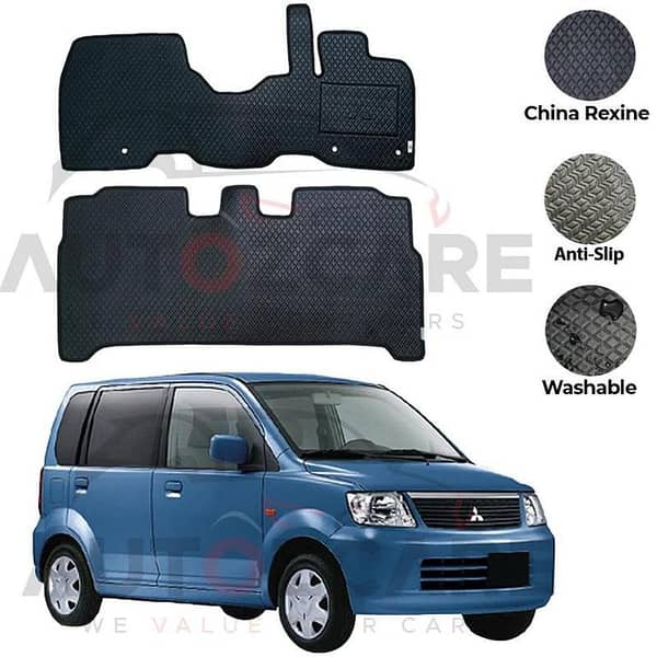 Mitsubishi EK Wagon China Rexine Floor Mat 2PCS - Model 2000-2006