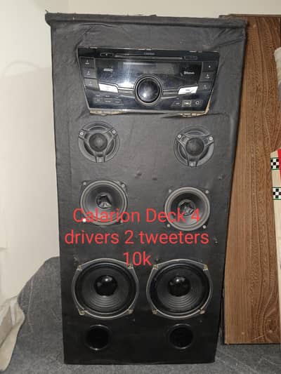 Calarion Home Made for sell & Pionner kenwoood speakers bookshelf