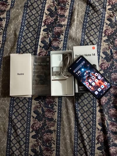 Redmi Note 14 8GB 256GB  no exchange