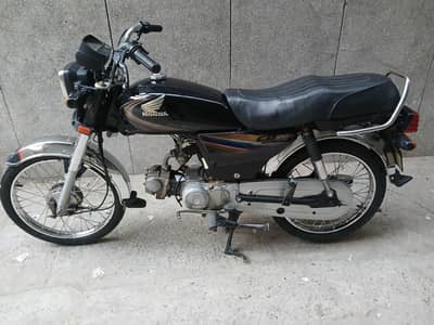 Honda CD-70 bike with good condition.