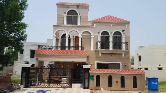 10 Marla Ultra Spanish Elevation House Available For Sale In Bahria Town Lahore.
