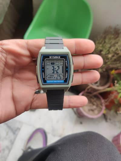 Synoke Digital Sports Watch – Water Resistant 50M | Alarm | LED Light
