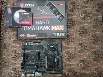 MSI B450 Tomahawk Max with Box