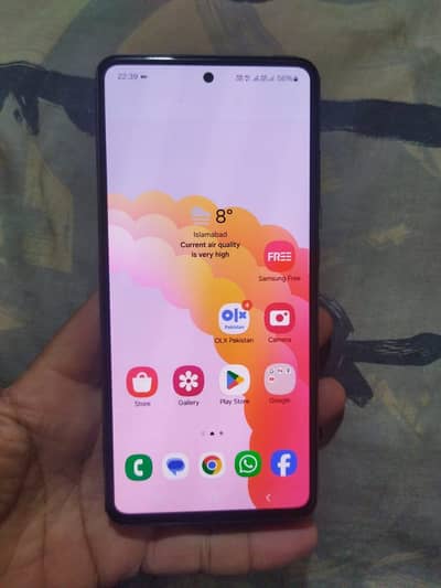 Galaxy A52 with box 8/128 official approved just today shade  hy 10/10