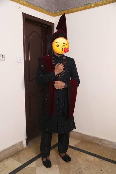 Black sherwani | Sherwani Wedding wear | Branded sherwani set