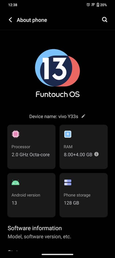 exchange possible vivo y33s 8/128 chance wala phone