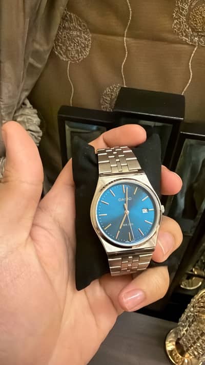 Casio watch with box warranty card
