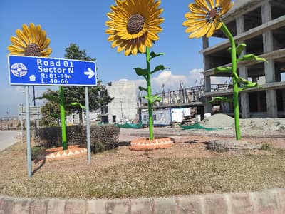 Sector N 10 Marla Plot for Sale Bahria Enclave Islamabad