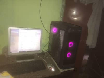 Monitor and cpu