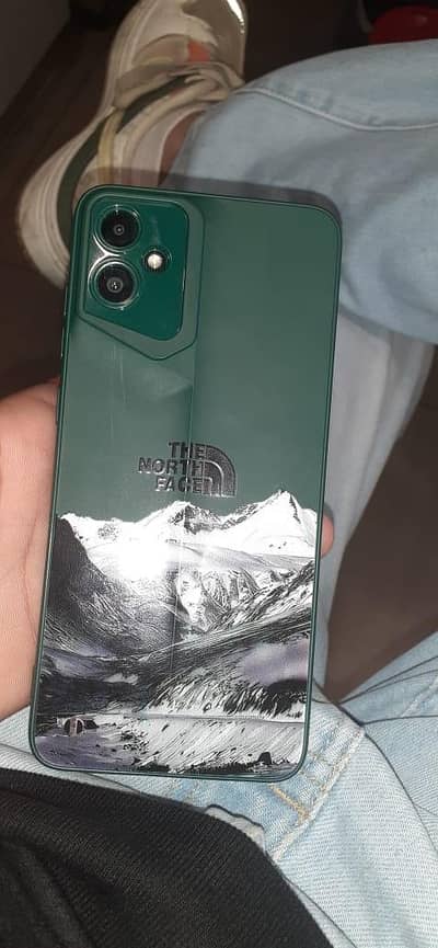 Samsung a05 4 64 box st glass minor sa brek ha pic ma dehk la