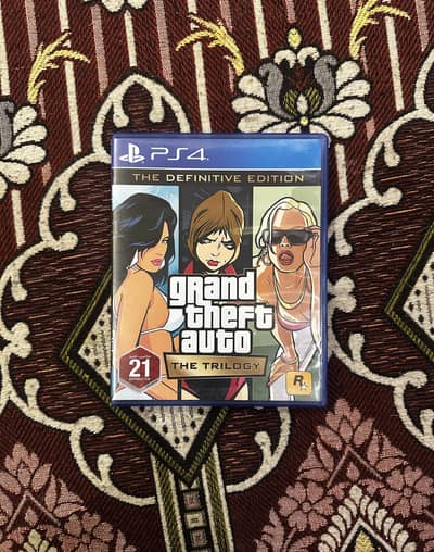 Gta trilogy definitive edition game ps4 disk