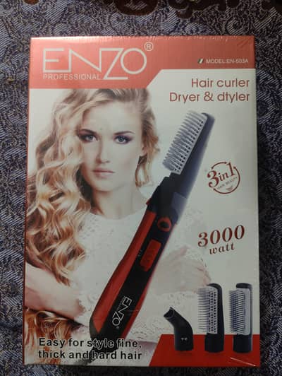 Enzo Hair Brush 3 In 1