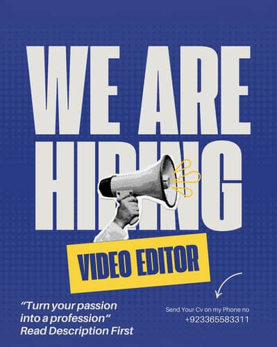 I need a High Experience Editor For a YouTube Videos