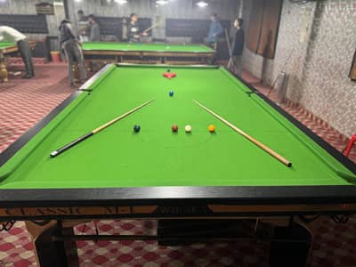 snooker table