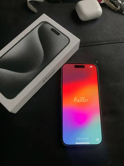 iPhone 15 Pro Max – Titanium Build Apple Device