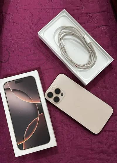 Apple iPhone 16 pro Max PTA approved urgent sale wtp no 0321=1839299