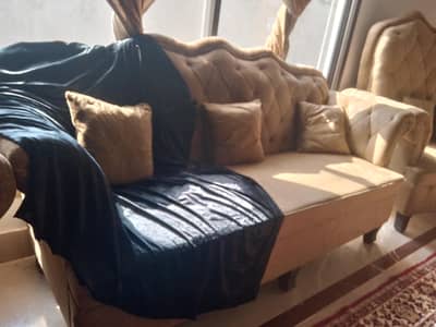 Luxury Brown Sofa Set