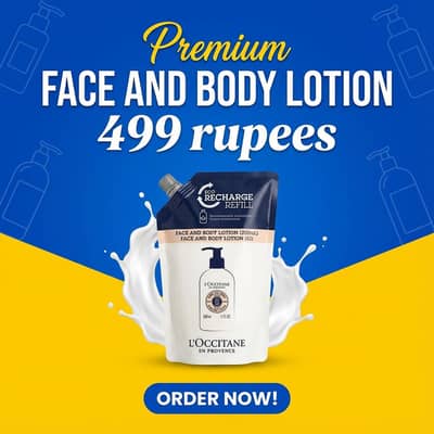 Face & Body Lotion Pouch 300ml