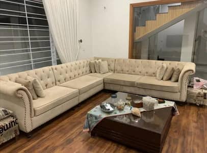 Eight Seaters L shaped sofa