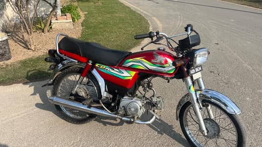 Honda cd 70 2023 model laminated