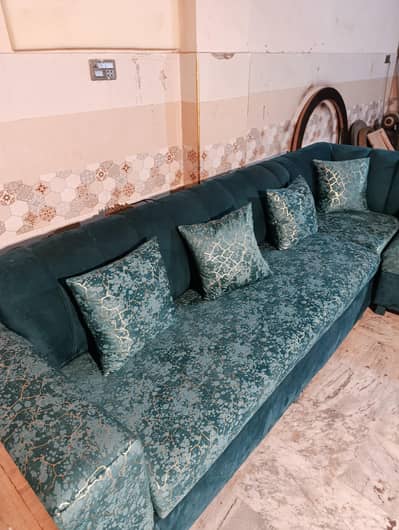 L shaped sofa set 7 seater corner