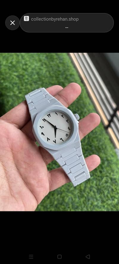 Aura Watch – Ultra Light | Dull Black & White | COD Available