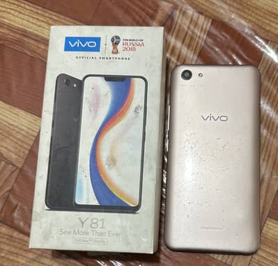 Vivo Y81 box & charger