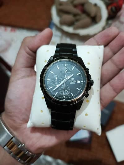 CASIO EDIFICE BLACK ALMOST NEW