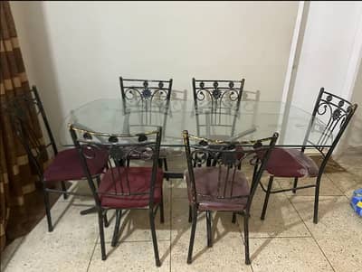 Dining Table 6 Chairs