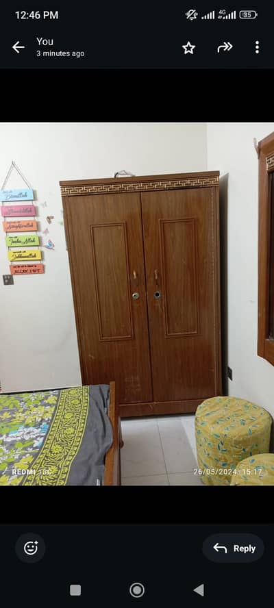 2door wardrobes with good condition