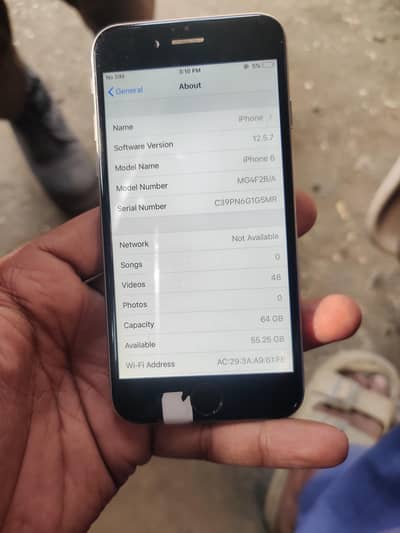 iphone 6 64GB non pta battery health services