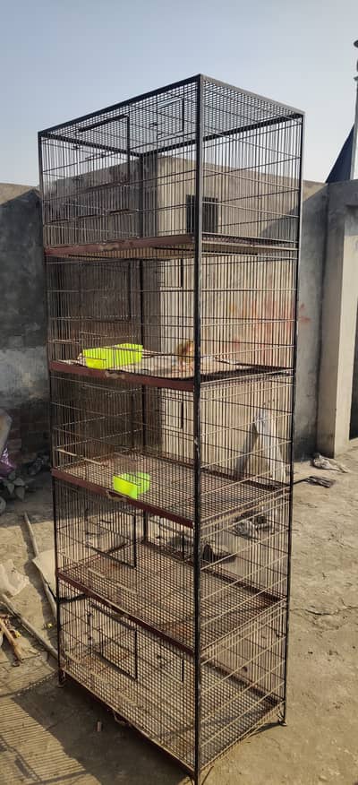 5 Section Bird Cage