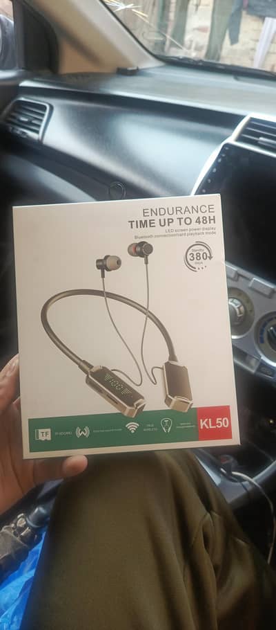 Neckband with display 3 day used like new