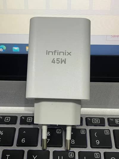 Infinix Not 40 Original box plugged charger 45Watt 03234806676