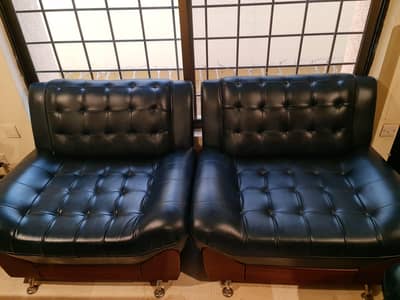 office type sofas (dark blue)