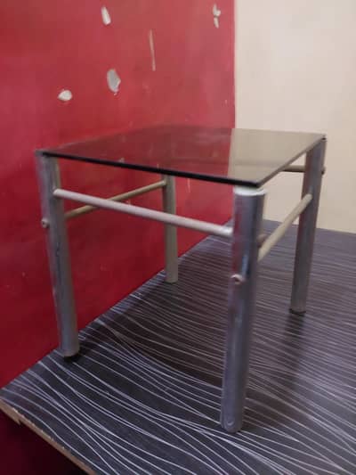 IMPORTED MIRROR STEEL TABLE SALE