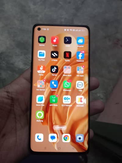 opoo reno5pro 12/256 with box 67 what charger